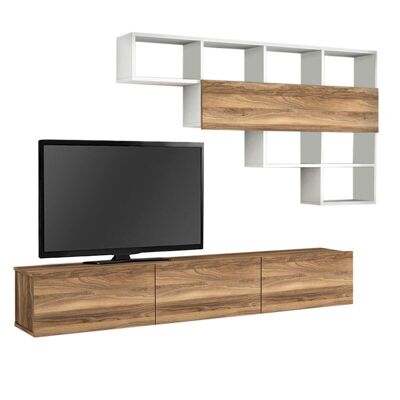TV Furniture Set CLAUDIA White 180x29.5x29.5cm