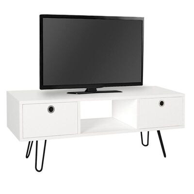 TV stand DOT White 120x29.5x43cm