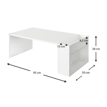 Table basse PAX Blanc 4