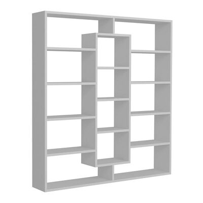 Libreria STEFANIE Bianco 125x22x135,7 cm