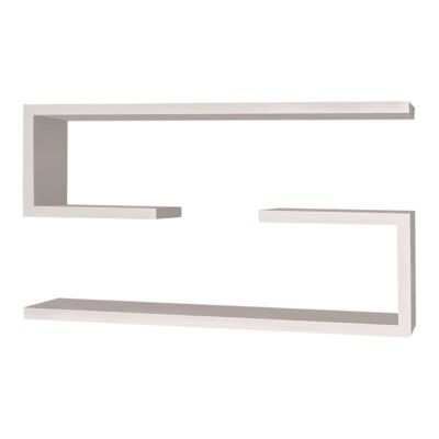 Etagère murale MARIO 2 pcs Blanc 60x14,5x18cm