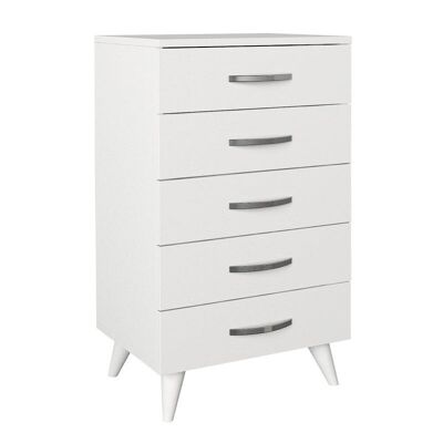 Chest of Drawers ALADIN White 50x37,5x87,6cm