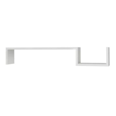 Wall Shelf SIGMAR White 87.4x14.5x14.5cm