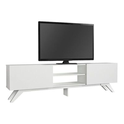 Meuble TV OBLIO Blanc 180x31,3x58cm