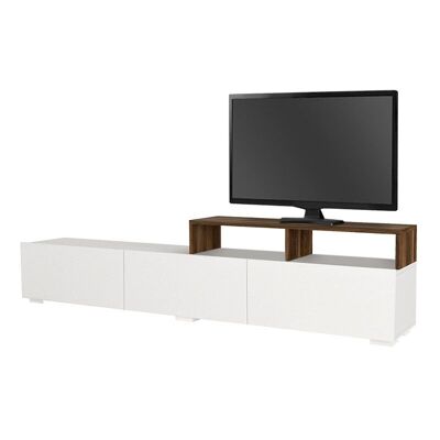 Meuble TV CARMEN Blanc 210x30x49,8cm