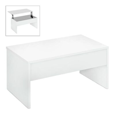 Table basse SECRETS Blanc 90x52x44,8cm