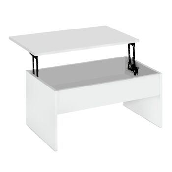 Table basse SECRETS Blanc 90x52x44,8cm 4