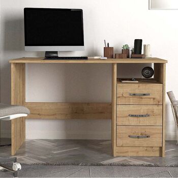 Bureau CAMINO Chêne 120x60x75cm 4