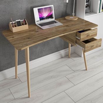 Bureau TREVISO Pin 120x60x77cm 4