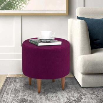 Tabouret NORDIC Violet 40x40x40cm 2