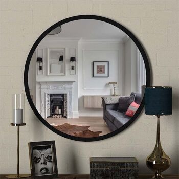Miroir BELLISIMA Noir 59x2x59cm 2