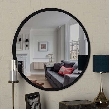 Miroir BELLISIMA Noir 59x2x59cm 3