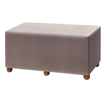 Tabouret CAMIRA Gris Clair 80x40x40cm 1