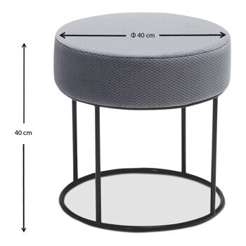 Tabouret BAYER Gris 4