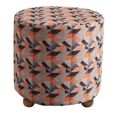 Tabouret CLARINNE cylindre multi 40x40x40cm