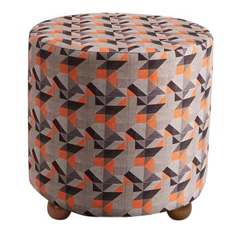 Tabouret CLARINNE cylindre multi 40x40x40cm 1