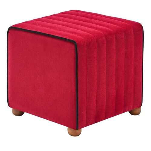 Velvet Stool CLARISSA Red