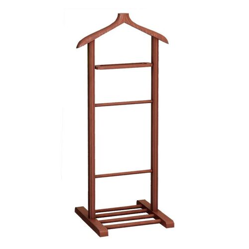 Wooden Floor hanger ALBERT Walnut 46x33x120cm