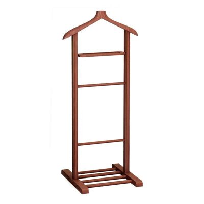 Wooden floor hanger ALBERT Walnut 46x33x120cm