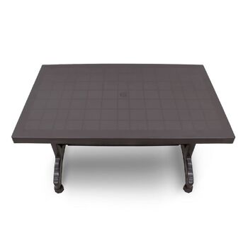 Table de jardin NARUTO Marron 120x70x73cm 4