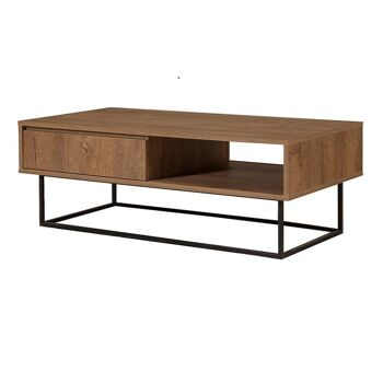 Table basse SASCHA Noyer 120x60x43cm 1