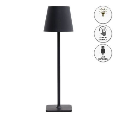 Table Lamp rechargeable SVEN Black 95x95x38cm