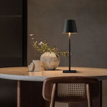 Lampe de table rechargeable SVEN Noir 95x95x38cm 4
