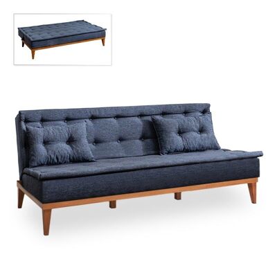 Sofa-Bed LONDON 3 seater Dark Blue