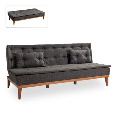 Sofa-Bed LONDON 3 seater Anthracite