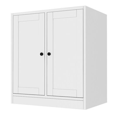 Multipurpose cabinet/shoe cabinet ANDRA White 65.4x40x71.4cm