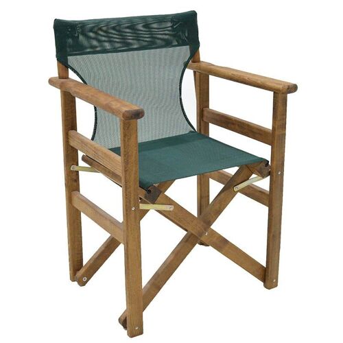 Folding Garden Armchair SPACE Walnut Cypress 61x51x86cm