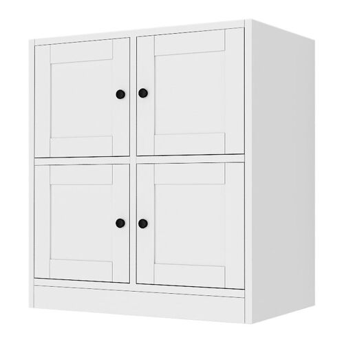 Multipurpose cabinet/Shoe Cabinet JUSTUS White 65,4x40x71,4cm