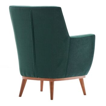 Fauteuil en Velours REGATA Vert Foncé 71x75x87cm 6