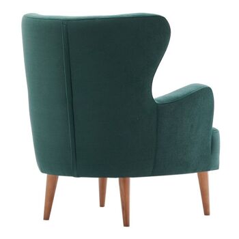 Fauteuil en Velours KING Cyprès Vert 69x60x88cm 6