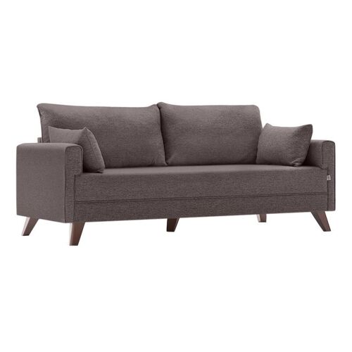 Sofa UTE three - seater Brown 208x81x85cm