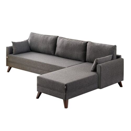 Sofa MOLDAU right corner Anthracite 275x165x85cm