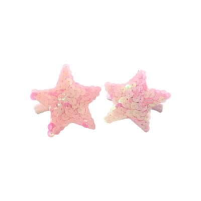 Pack of 2 scrunchies with sequin star