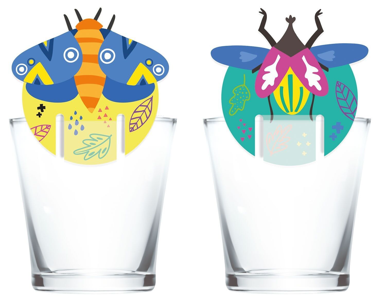 Decorazione in vetro - Bug ronzanti - 6 pezzi