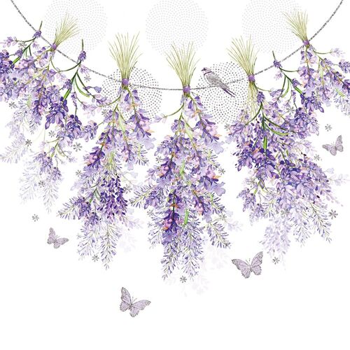 Hanging Lavender 33x33 cm