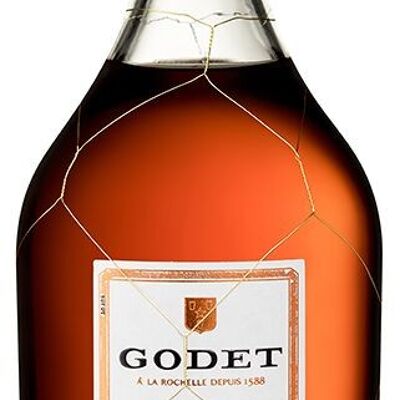 COGNAC GODET XO Fine Champagne 700ml 40%vol Bonaventure scatola da 6
