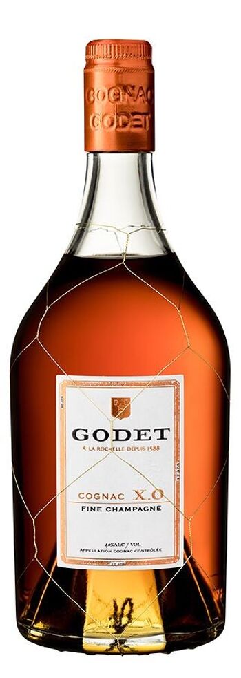 COGNAC GODET XO Fine Champagne 700ml  40%vol Etui  Bonaventure caisse de 6 1