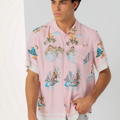 SIX VALVES -Shirt short sleeve Beach All-Over-Print