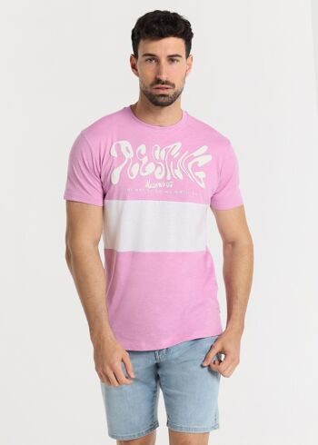 SIX VALVES -T-shirt manches courtes Imprimé Brillant