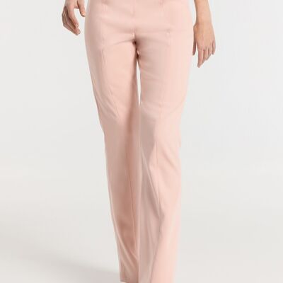 V&LUCCHINO - Pantalon Satin - Taille Haute