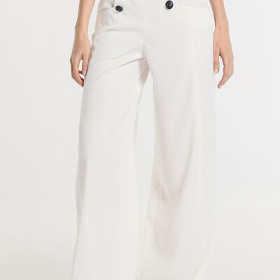 V&LUCCHINO - Trouser - Low Waist Decorative Buttons