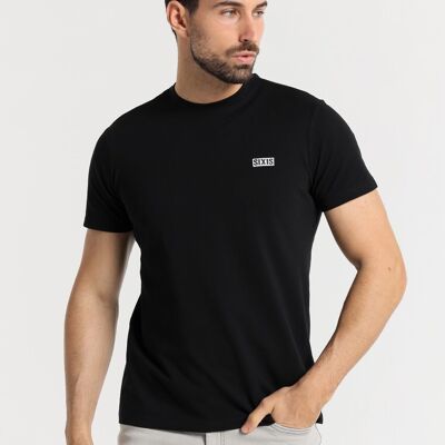 SIX VALVES -T-Shirt mit kurzen Ärmeln aus Piqué mit Rundhalsausschnitt