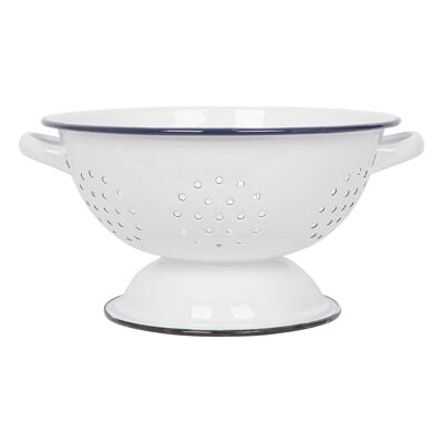 23.Passoire en émail blanc de 5 cm - Par Argon Tableware