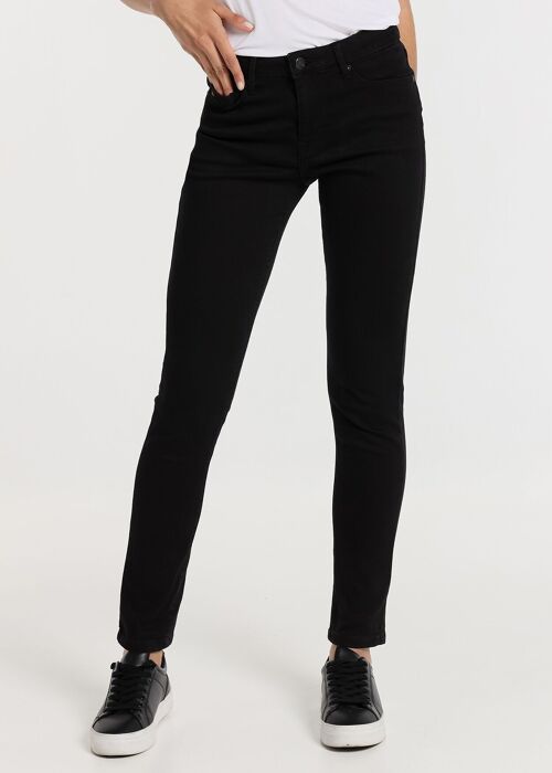LOIS JEANS -Jeans skinny fit - Low waist ultra black