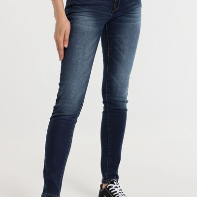 LOIS JEANS – Skinny-Fit-Jeans – niedrige Taille