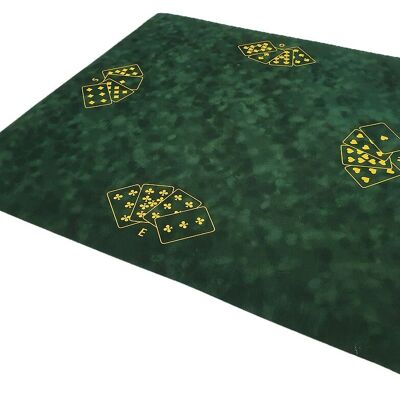 Multi-game suede rug